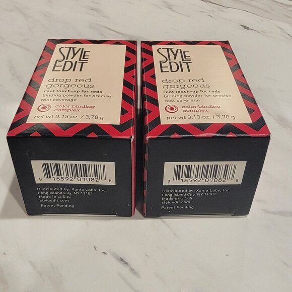 2 Boxes of Style Edit ROOT TOUCHUP Drop Red Gorgeous Dark Red 0.13 oz each - Picture 4 of 4